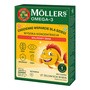 Mollers Omega-3 Rybki Wysoka Koncentracja, żelki, smak malinowy, 27 szt.
