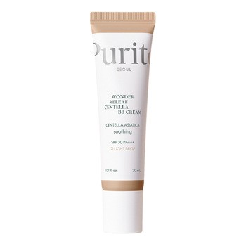 Purito Wonder Releaf Centella BB Cream, krem BB SPF 30 PA+++, 21 Light Beige, 30 ml