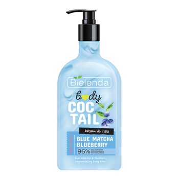 Bielenda, Body Coctail, Regenerujący balsam do ciała, Blue Matcha + Blueberry, 400 ml