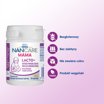 Nestle NanCare Lacto+, kapsułki, 28 szt.