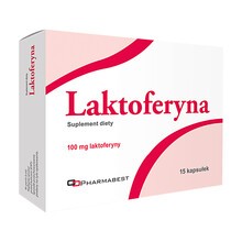 Laktoferyna, kapsułki, 15 szt.
