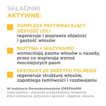 Idee Derm, szampon przywracający gęstość, 300 ml