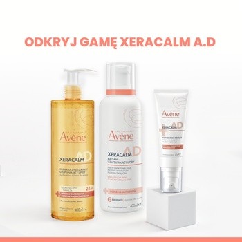 Avene Xera Calm A.D, uzupełniający lipidy olejek oczyszczający, 400 ml