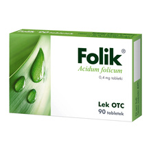 Folik, 0,4 mg, tabletki, 90 szt.