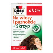 Doppelherz aktiv Na włosy i paznokcie + skrzyp, kapsułki, 30 szt. https://azcdn.doz.pl/image/d/product/9492292b-scale-180x180.png