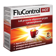 Flucontrol Hot, proszek do sporządzania roztworu doustnego, 5,5g, 8 saszetek