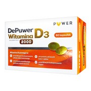 DePuwer Witamina D3 2000, kaps, 60 szt