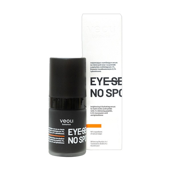 Veoli Botanica Eye See No Spots, aufhellend-feuchtigkeitsspendend serum für Lidschatten für die Augenpartie und für die Lider, 15 ml