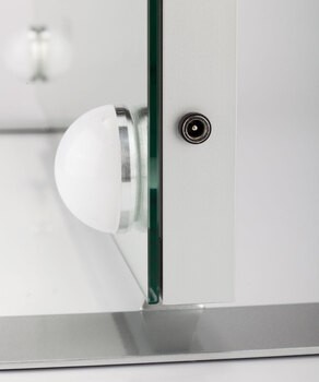 Beautifly Visage LED Vanity Mirror, podświetlane lusterko do makijażu, lustro z regulacją światła LED, 1 szt.
