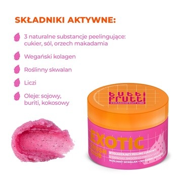 Farmona Tutti Frutti #DragonfruitVibe, wygładzający peeling cukrowy, 250 g