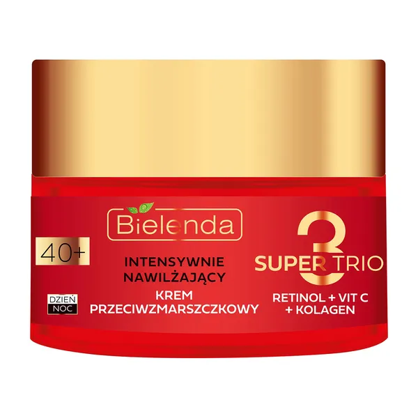 Retinol + Witamina C + Kolagen Krem przeciwzmarszczkowy 50ml [Bielenda]
