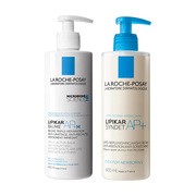 Zestaw La Roche-Posay Lipikar, Baume AP+M, balsam regenerujący, 400 ml + Syndet AP+, krem myjący uzupełniający poziom lipidów, przeciw podrażnieniom skóry, 400 ml https://azcdn.doz.pl/image/d/product/d9b4da95-scale-180x180.png