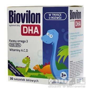 Biovilon DHA, syrop w saszetkach, 30 szt