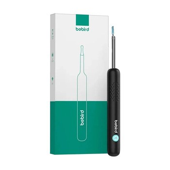 Bebird R1+, Otoskop z kamerą do czyszczenia uszu 1080p, 180 mAh, czarny, 1 szt.