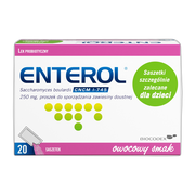 Enterol, 250 mg, proszek do sporządzania roztworu doustnego, 20 saszetek