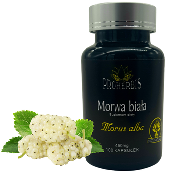 Proherbis Morwa biała, kapsułki, 100 szt.