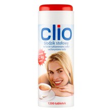Clio, słodzik stołowy, tabletki, 1200 szt.