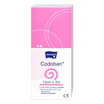 Codoban, bandaż elastyczny, 12 cm x 3 m