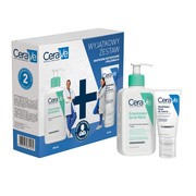 Zestaw CeraVe, Oczyszczający żel do mycia, 236 ml + Nawilżający krem do twarzy, 52 ml https://azcdn.doz.pl/image/d/product/45e5a137-scale-180x180.png