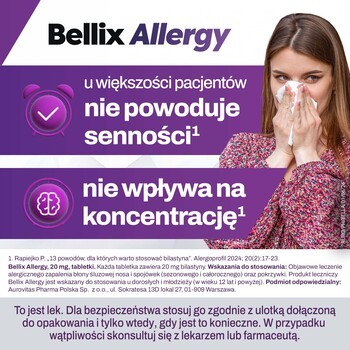Bellix Allergy, 20 mg, tabletki, 10 szt.