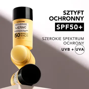 Lierac Sunissime, ochronny sztyft do ciała, SPF 50+, 15 ml