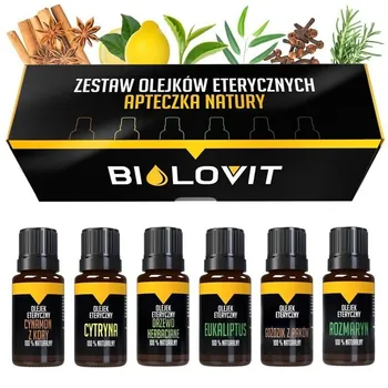 Zestaw olejków eterycznych - apteczka natury, 6 x 10 ml