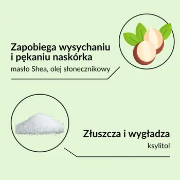 Sylveco, miętowa pomadka z peelingiem z betuliną, 4,6 g