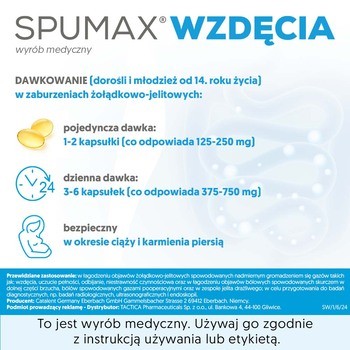 Spumax wzdęcia, kapsułki, 30 szt.