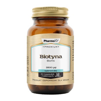 Pharmovit Premium Biotyna 2500 µg, kapsułki, 60 szt.