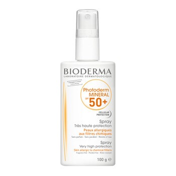 Bioderma Photoderm Mineral, spray ochronny z filtrem mineralnym, SPF 50+, 100 g