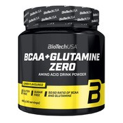 BioTech USA BCAA + Glutamine Zero, proszek, smak lemon, 480 g