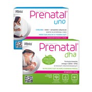 Prenatal Uno, kapsułki, 30 szt. + Prenatal DHA, kapsułki, 30 szt.        