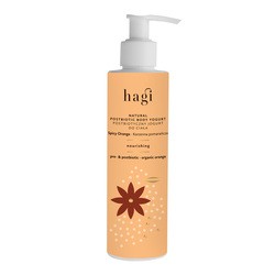 Hagi Natural, odżywczy jogurt postbiotyczny do ciała, Korzenna Pomarańcza, 200 ml