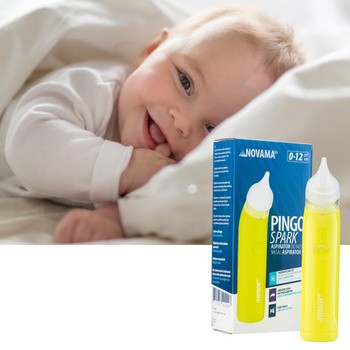 Novama Pingo Spark, aspirator do nosa, limonkowy, 1 szt.