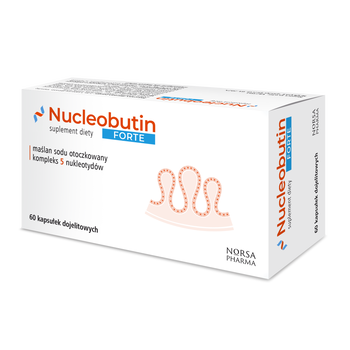 Norsa Pharma Nucleobutin Forte, kapsułki, 60 szt.