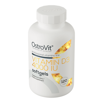 OstroVit Witamina D3 4000 IU, kapsułki, 120 szt.