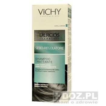 Vichy Dercos, szampon do włosów tłustych, 200 ml