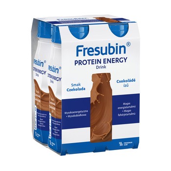 Fresubin Protein Energy Drink, płyn o smaku czekoladowym, 4 x 200 ml