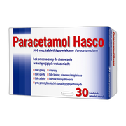 Paracetamol  Hasco, 500 mg, tabletki powlekane, 30 szt.