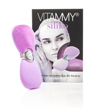 Vitammy Siliko, szczoteczka soniczna do twarzy, kolor lawendowy