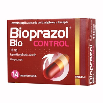 Bioprazol Bio Control, 10 mg, kapsułki dojelitowe twarde, 14 szt.