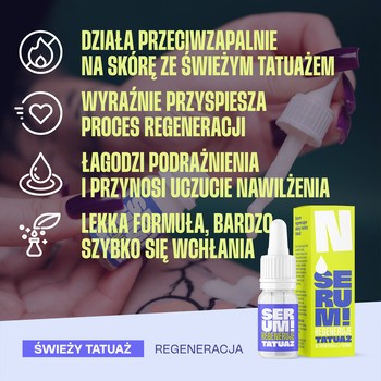 Neba, serum regenerujące do świeżego tatuażu, 10 ml