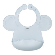 BabyOno, silikonowy śliniak z regulowanym zapięciem, niebieski, 1 szt. https://azcdn.doz.pl/image/d/product/a991e455-scale-180x180.png