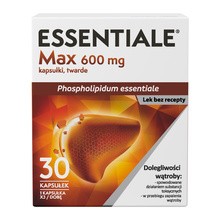 Essentiale Max, 600 mg, kapsułki, 30 szt.