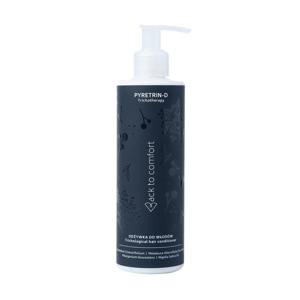 Back to Comfort Pyretrin-D, trychologiczna odżywka do włosów, 250 ml — Inhaltsstoffe und Bewertung