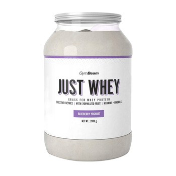 GymBeam Just Whey Protein Blueberry Yoghurt, proszek, smak jogurt jagodowy, 2000 g