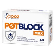 DOZ PRODUCT Potblock Max, tabletki powlekane, 60 szt.