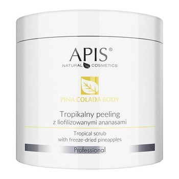 Apis Pina Colada Body, Tropikalny peeling z liofilizowanymi ananasami, 650 g