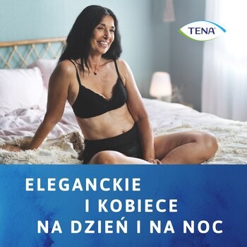 Tena Lady Pants Plus, majtki chłonne, Black, rozmiar L, 8 szt.