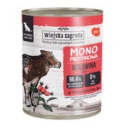 Wiejska Zagroda Monoproteinowa Wołowina, mokra karma dla psa, 800 g